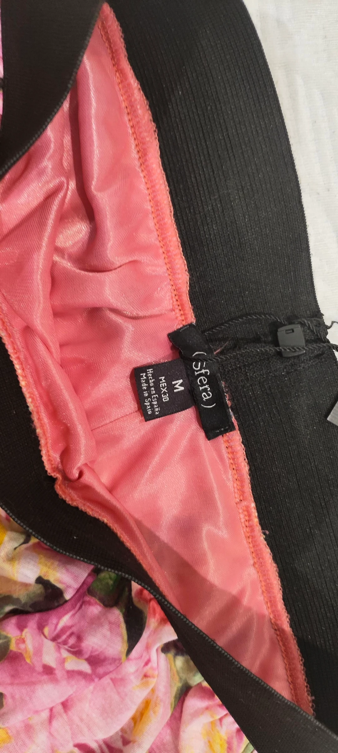 Falda floral Sfera nueva con etiqueta cintura elástica M verano – photo 6